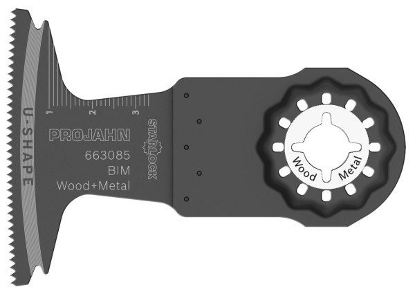 Projahn Tauchsägeblatt Bi-Metall U-Shape 65x40mm 1,8mm für Holz/Metall Starlock AII 65 APC