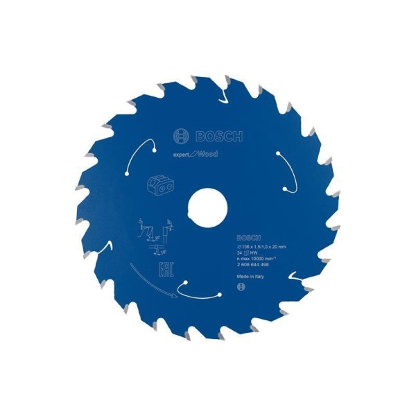 Bosch Kreissägeblatt Expert Wood 136x20/15,875mm Z24
