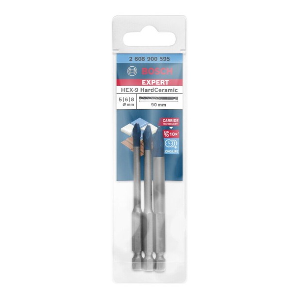 Bosch Expert Fliesenbohrer-Set 5-8mm 3tlg. HEX-9