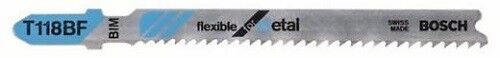 Bosch Stichsägeblatt Flexible for Metal T118BF 3er Pack