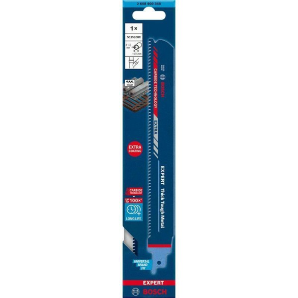 Bosch Säbelsägeblatt Thick Tough Metal S1155CHC 1er Pack