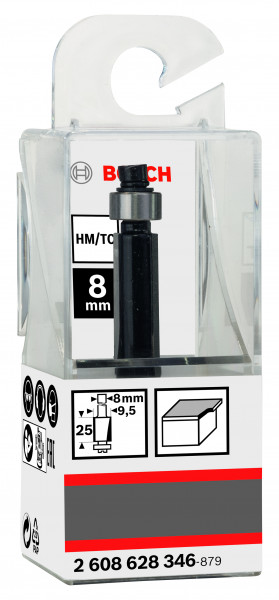 Bosch Bündigfräser mit Kugellager 8x9, 5x68