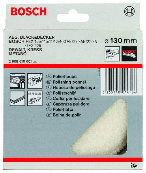 Bosch Polierhaube Lammfell 130mm