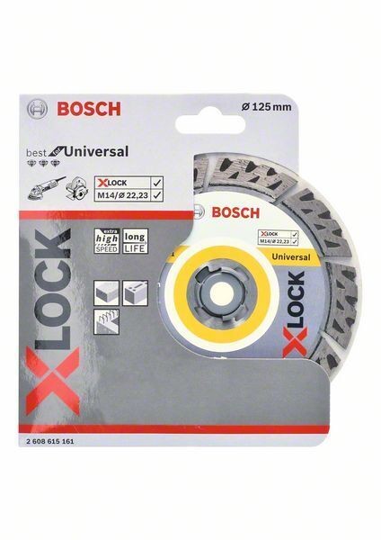 Bosch Diamant Trennscheibe Best For Universal X-Lock 125mm