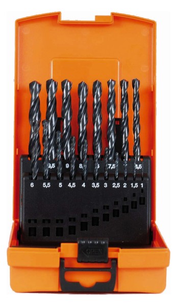 Projahn Spiralbohrersatz HSS-R 19tlg. 1,0-10,0mm DIN 338