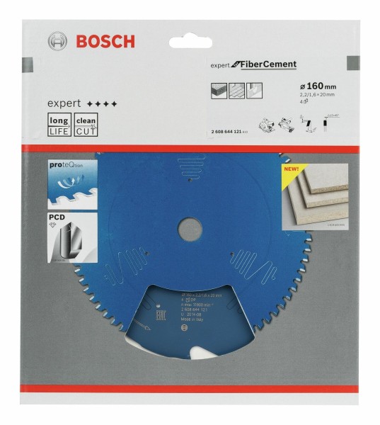 Bosch Kreissägeblatt Fiber Cement 160x20mm Z4