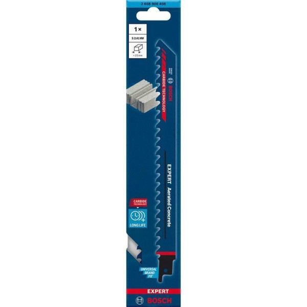 Bosch Säbelsägeblatt Endurance für Porenbeton S1141HM 1er Pack