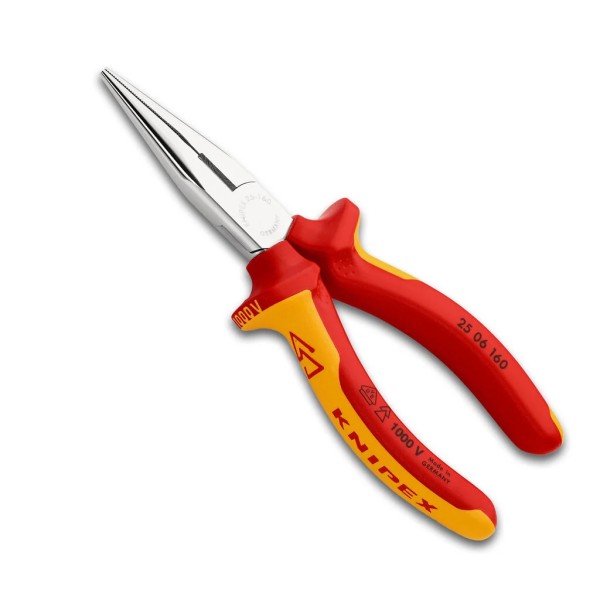 Knipex Flachrundzange Radiozange VDE 160mm 2505160