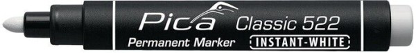 Pica Classic Instant White Permanent Marker Rundspitze 1-4mm