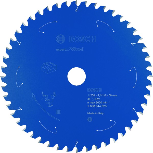 Bosch Kreissägeblatt Expert Wood 250x30mm Z48