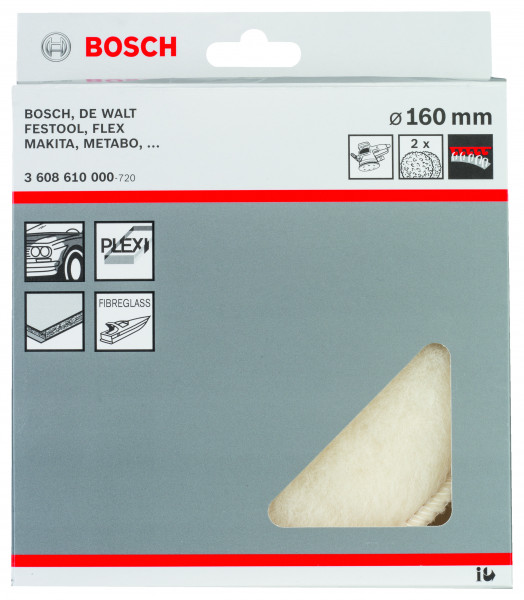 Bosch Lammfellscheiben 160mm