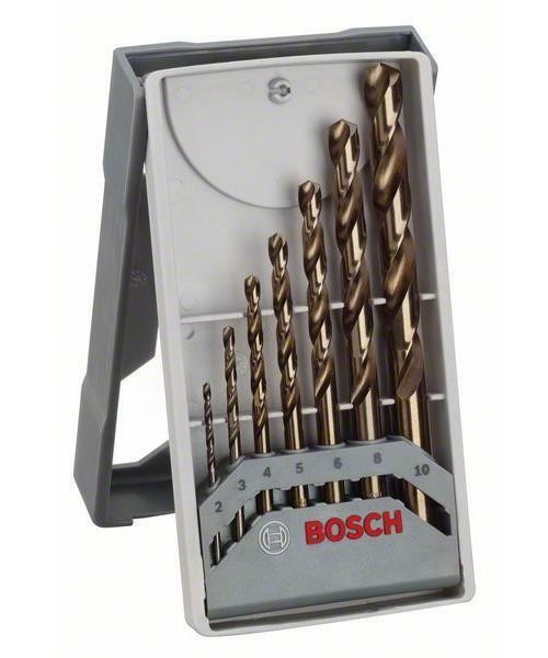 Bosch Spiralbohrersatz HSS-Co 7tlg. 2,0-10,0mm DIN 338