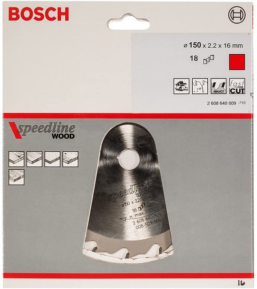 Bosch Kreissägeblatt Speedline Wood 150x16mm Z18