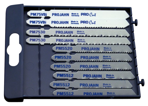 Projahn Stichsägeblattset Holz + Metall 5er & 10er Pack