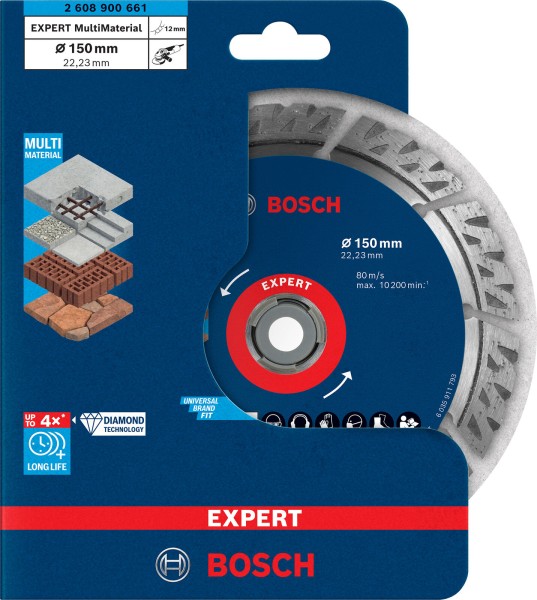 Bosch Diamant Trennscheibe Expert For Multimaterial 150x22,23mm