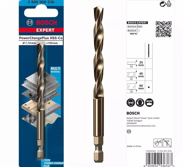 Bosch Zentrierbohrer HSS-Co für Lochsäge L:105mm