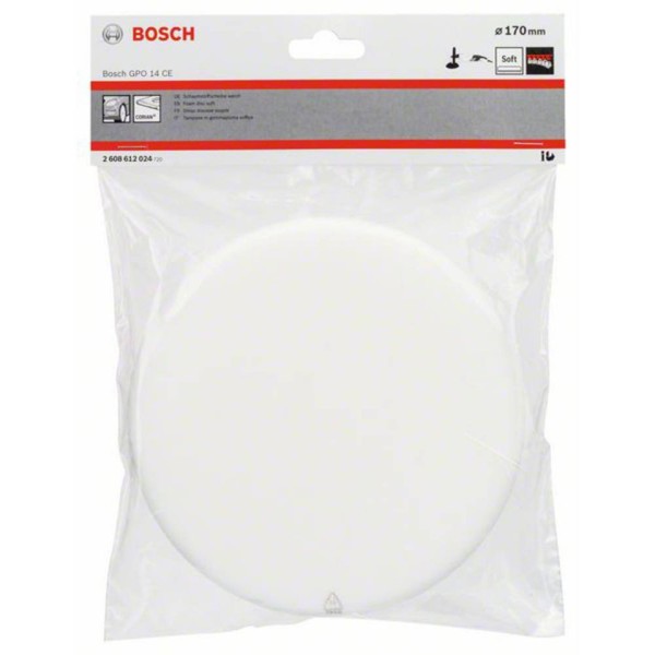 Bosch Schaumstoffscheibe weich (weiß) 170mm 2608612024
