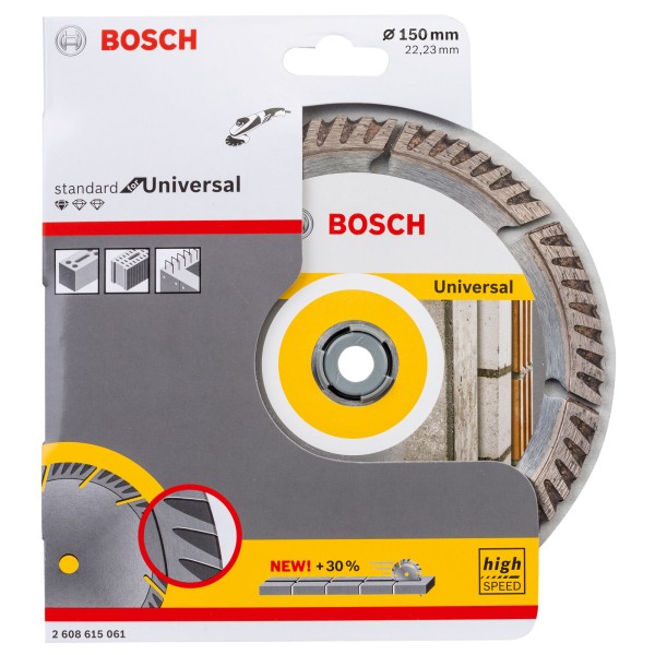 Bosch Diamant Trennscheibe Standart For Universal 150x22,23mm