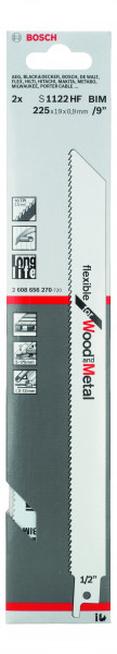 Bosch Säbelsägeblatt Flexibel for Metal S1122HF 2er Pack