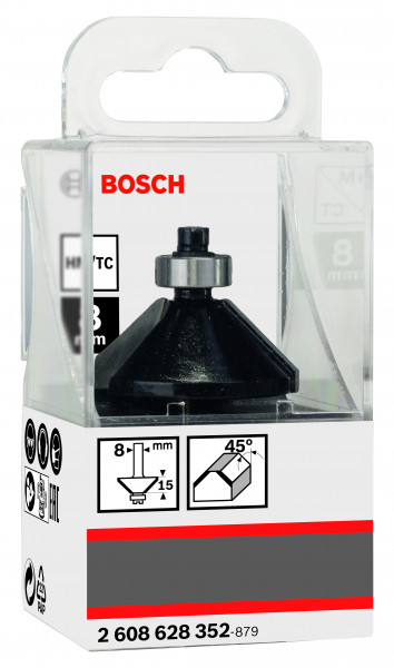 Bosch Fasenfräser mit Kugellager 8x35x56