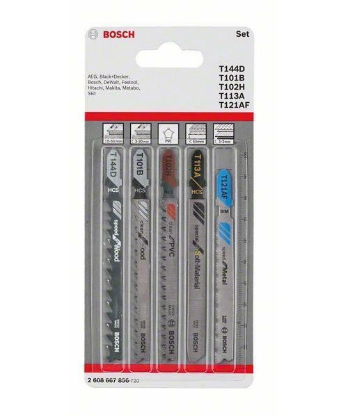 Bosch Stichsägeblattset Allrounder 5tlg.