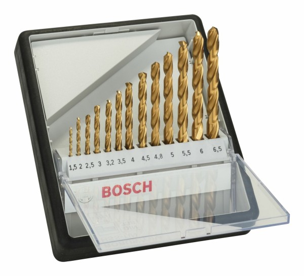 Bosch Metallbohrersatz TIN 13 tlg. 1,5-6,5mm DIN 338